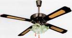 Goldair Deluxe Ceiling Fan -132CM 52 4 BLADE 4 Light