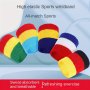 1pc Fashion Trendy Colorful Wristband Sweat-Absobing And Breathable Sports Wristband For Basketball Running Exercise