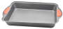 Rectangular Oven Tray With Silicone Handle 1244082 - Length - 40CM Height - 5CM Width - 10.5CM