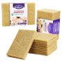 Home Cleaning 10 Pack Pure Sisal Fibre Sponges Set Of 3 - 15CM