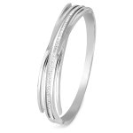 Stainless Steel Snap On Bangle.