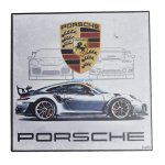 Automotive Art Board Porsche GT2RS Small Square