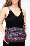 Floral Pattern Crossbody Sling Shoulder Summer Bag With Multiple Pockets
