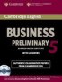 Cambridge English Business 5 Preliminary Self-study Pack   Student&  39 S Book With Answers And Audio Cd     Paperback