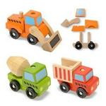 Melissa & Doug Stacking Construction Vehicles