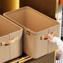 Versatile Fabric Storage Box With Sturdy Steel Frame - Perfect For Clothes Office Supplies & Essentials In Homes And Dorms