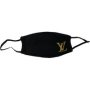 Printed Cotton Face Mask Lv Gold