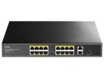 Cudy 16 Port Fast Ethernet Poe 190W 2 Gigabit 1SFP Switch FS1018PS1