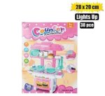 Playset Kitchen Stove & Acc 38PC 28X20CM Marketplace Brits Bros