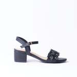 Block Heel Sandal - 4 Kids Black