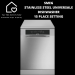 Smeg Stainless Steel Univer Dishwasher - 15 Place Setting