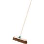 18" Stiff Bassine Broom With 48"WOODEN Handle - COT9071210K