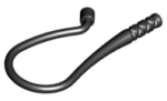 Parts Weapon Whip Bent Flexible 88704 - Black