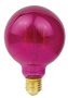 230VAC 2W G95 Transparent Purple LED Lamp Dimmable E27