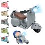 Lufzfeu Doll Accessories Electric Scooter Toy With Lights & Music Rotate 360 5 Colors Available Cute Motorcycles For Dolls Decor