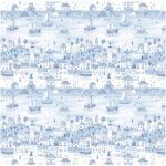 Printed Runner Coastal Village Light