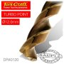 Tork Craft Drill Bit Hss Turbo Point 12.0MM 1/CARD