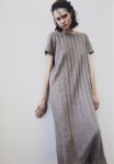 Ribbed Dress - Dark Mole
