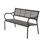 Bench Plywood Grey 2 Seater
