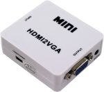 Treqa HDV-551 HDMI To Vga Converter Adapter With Audio Connector 1080P