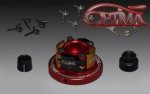 6MIK Optima 4 Shoes Flywheel Set 34MM Red
