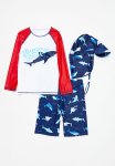 PoP Candy 3 Piece Swimming Set - Blue & White