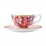 Maxwell & Williams Kasbah Rose Tea Cup And Saucer Set