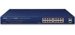 GSW-1820HP 16-PORT 10 100 1000T 802.3AT Poe + 2-PORT 1000X Sfp Gigabit Ethernet Switch