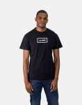 Box Print Black T-Shirt - XXL Black
