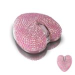 Wireless Bluetooth Mouse Rechargeable Silent And Stylish Heart-shaped Mouse For Laptop PC - 10M Range Pink