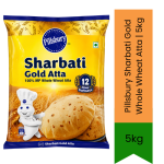 Sharbati Gold Whole Wheat Atta 5KG - 5KG