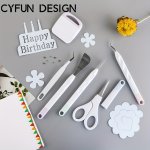 Cyfun Design 6PCS SET Craft Vinyl Weeding Tools Set Scrapbook Diy Silhouette Relief Carving Tool Kit For Silhouettes Hand Tools