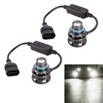 1 Pair 9005 27W DC12V Car Aluminum Alloy Flashing LED Headlight White Light