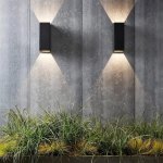 Shapiro Up And Down LED Wall Light - Black