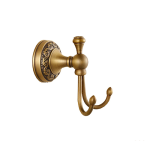 - Floral Brass Robe Hook