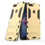 2-IN-1 Dual Shockproof Case For Huawei Y6 2018 - Sliver
