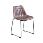 Vintage Saddle Leather Dining Chair
