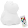 Kids Hippo Silicone Night Light | Colour-Changing