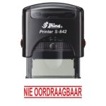 Shiny S-842 Stock Stamp 38X14MM Nie Oordraagbaar