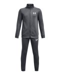 Boys' Ua Knit Track Suit - Pitch Gray Yxl