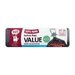 Value Refuse Black Bags 20 Pack
