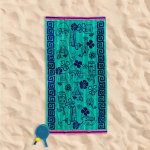 Velour Ocean Vibes Beach Towel