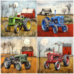 Tear Resistant Deco Print Tractors