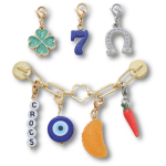 Adjustable Charm Chain Lucky Jibbitz - Multi Osfa