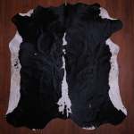 A Grade Nguni Hide 583 Black white L - Large Black white Panelled