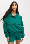 Cotton On Tempo Half Zip Panelled Anorak - Alpine Green