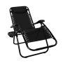 Relaxpro Foldable Outdoor Zero Gravity Recliner Chair With Head Cushion & Side Tray