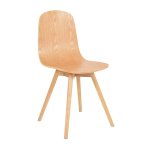Scandi Curve Wooden Cafe Dining Chair