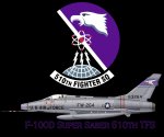 F-100D Super Saber 510TH Fts Mouse Pad