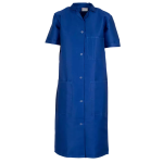 Ladys Canteen Coat Royal Blue Short Sleeve - Royal Blue 4XL